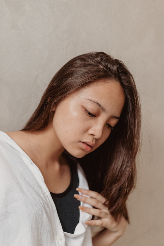 Portrait of a Woman in Casual Outfit